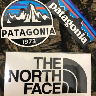 パタゴニア(patagonia)の★超特価★新品未使用　ノースフェイス&パタゴニア　切り文字　黒&スコープ&P6(その他)