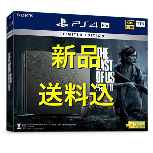 エンタメ/ホビーps4 pro 1TB 本体　The last of Us PartⅡ 新品