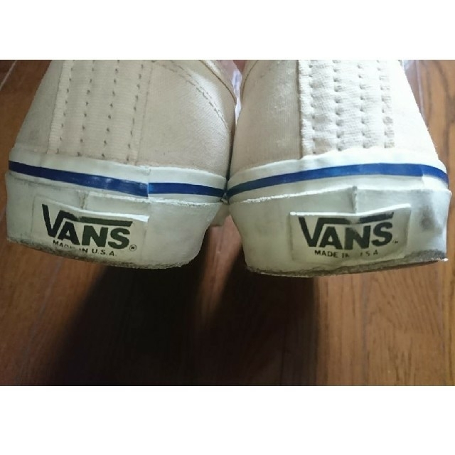 VANS - 80s.USA製 VANS オーセンティック 白 アメリカ製 white 米国製