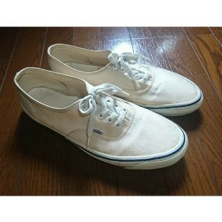 80s.USA製 VANS オーセンティック 白 アメリカ製 white 米国製