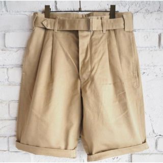 COMOLI - 【COMOLI】2017SS ベルテッドチノショーツの通販 by こうにい