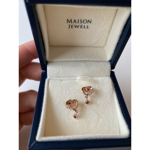 maison jewell ハート　ピアス