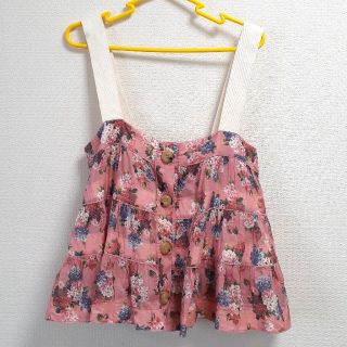 ドルチェアンドガッバーナ(DOLCE&GABBANA)のお値下げ♥️美品　DOLCE&GABBANA花柄キャミソール(シャツ/ブラウス(半袖/袖なし))