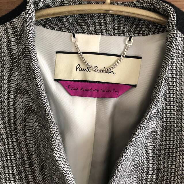 Paul Smith(ポールスミス)のPaul Smith ノーカラーショートジャケットレディース　スカート レディースのジャケット/アウター(ノーカラージャケット)の商品写真