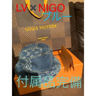 ルイヴィトン(LOUIS VUITTON)のヴィトン NIGO ハット ボネ･ダミエ ジャイアント ウェーブ モノグラム(ハット)