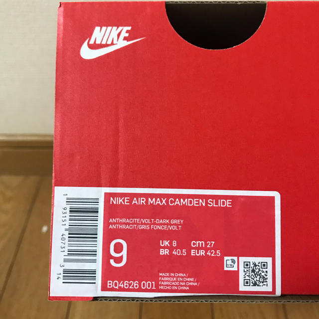 NIKE(ナイキ)の27㎝ NIKE AIR MAX CAMDEN SLIDE キャムデン スライド メンズの靴/シューズ(サンダル)の商品写真