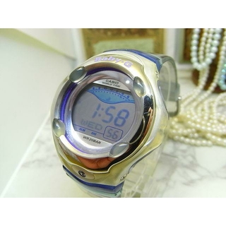カシオ　CASIO　Baby-G　スケルトン　ブルー　デジタル　ウォッチ(腕時計)