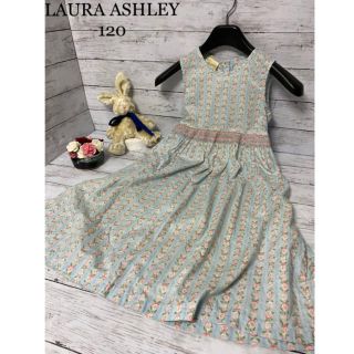 ローラアシュレイ(LAURA ASHLEY)の120 ローラアシュ​レイ マザー&チャイルド キッズ 花柄ワンピース(ワンピース)