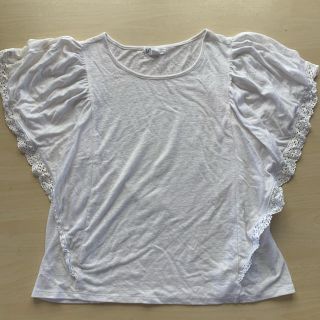 ギャップ(GAP)のGAP 白レース M(Tシャツ(半袖/袖なし))