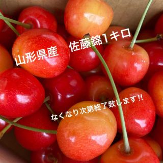 🍒山形県産　さくらんぼ　佐藤錦　1キロ🍒(フルーツ)