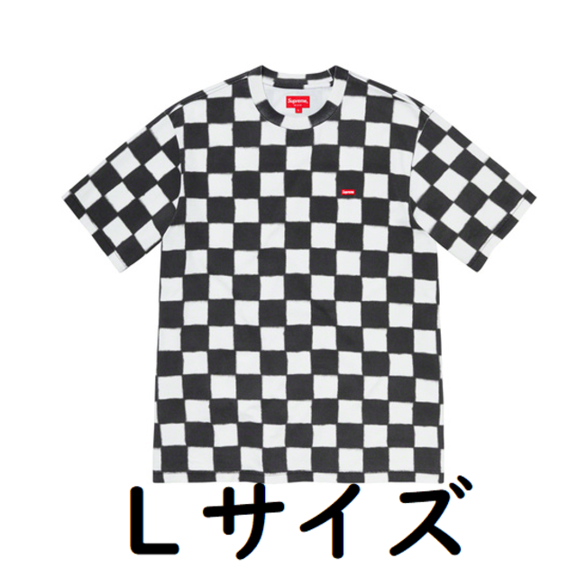 新しいスタイル supreme small box logo tee checkerboard