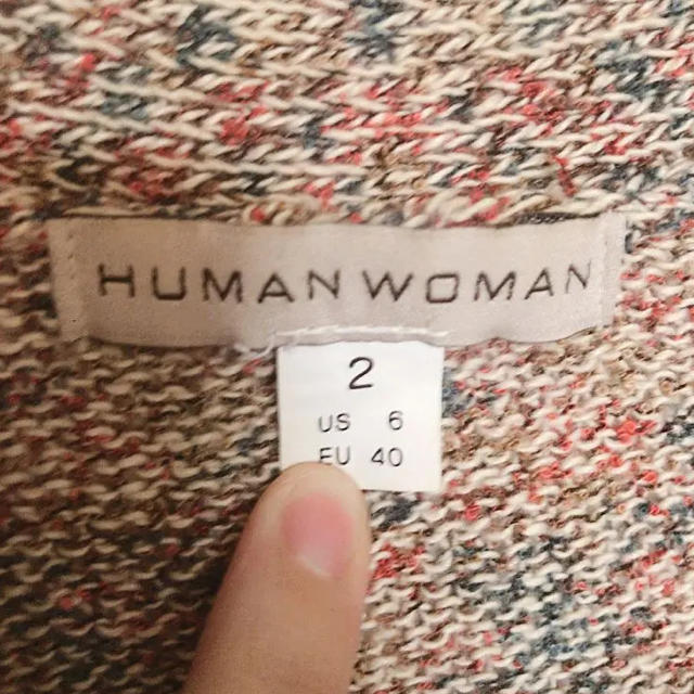 HUMAN WOMAN(ヒューマンウーマン)のHUMAN WOMAN サマーカーディガン レディースのトップス(カーディガン)の商品写真