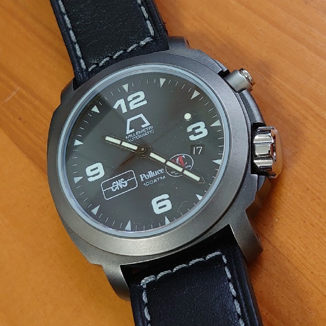 新作揃え OFFICINE PANERAI - イタリア製　未使用品　アノーニモ　ANONIMO　腕時計 メンズ機械式パネライ 腕時計(アナログ)