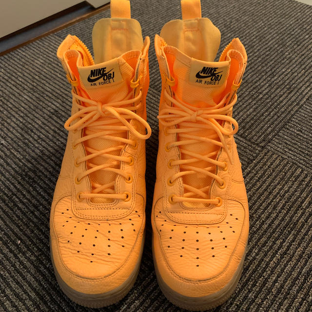 nike obj air force 1 yellow