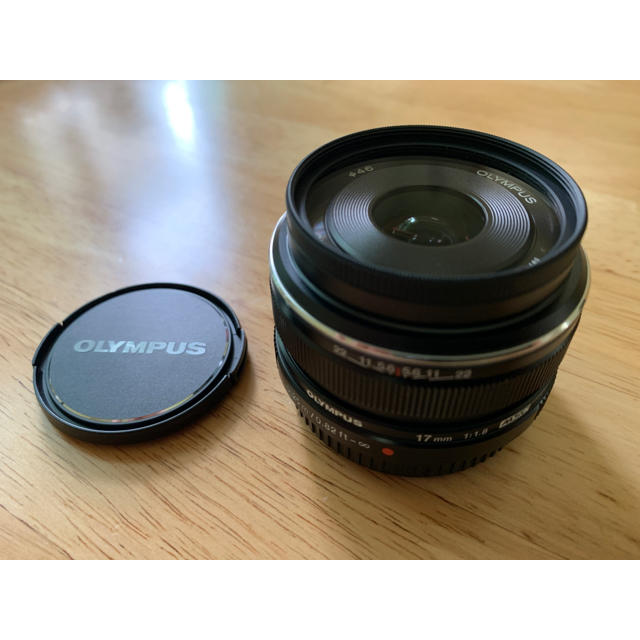 中古 OLYMPUS M.ZUIKO DIGITAL 17mm F1.8 ブラック スマホ/家電/カメラ