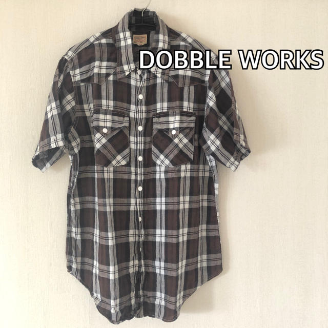 DUBBLE WORKS(ダブルワークス)のDOBBLE WORKS ウエスタンシャツ ダブルワークス 36 メンズのトップス(シャツ)の商品写真