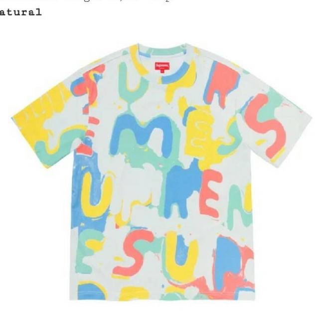 Tシャツ/カットソー(半袖/袖なし)supreme painted logo top