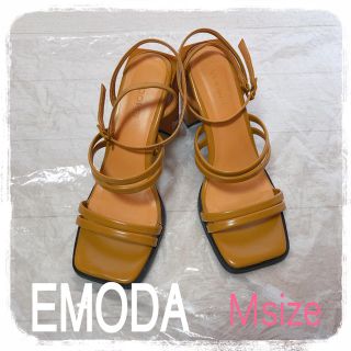 エモダ(EMODA)のEMODA ♥ お洒落 太ヒール ストラップ サンダル(サンダル)