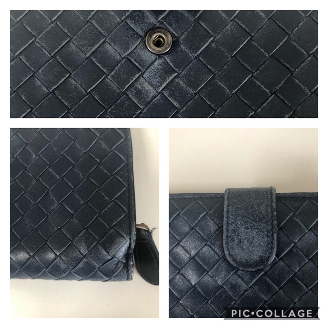 Bottega Veneta(ボッテガヴェネタ)のsue_she06様 専用★ボッテガヴェネタ ネイビー 財布★ メンズのファッション小物(折り財布)の商品写真