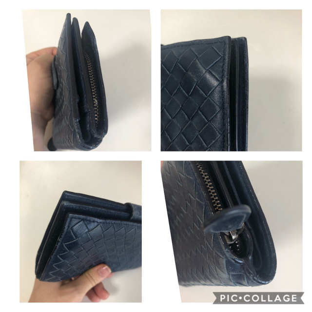 Bottega Veneta(ボッテガヴェネタ)のsue_she06様 専用★ボッテガヴェネタ ネイビー 財布★ メンズのファッション小物(折り財布)の商品写真