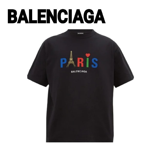 BALENCIAGA☆Paris Love T-shirt バレンシアガTシャツ