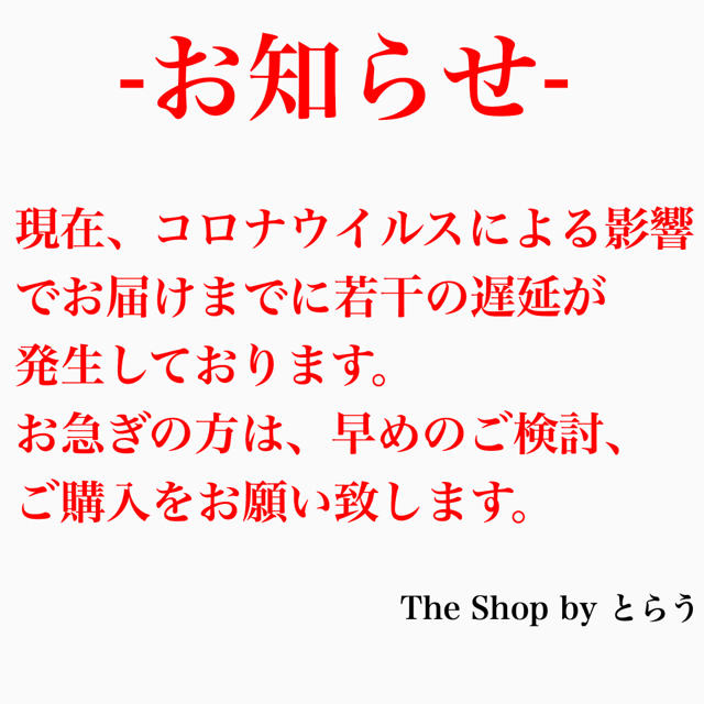 ⚠️お知らせ⚠️購入不可⚠️