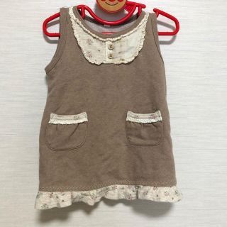 夏服　ワンピース　チュニック　トップス  80(ワンピース)