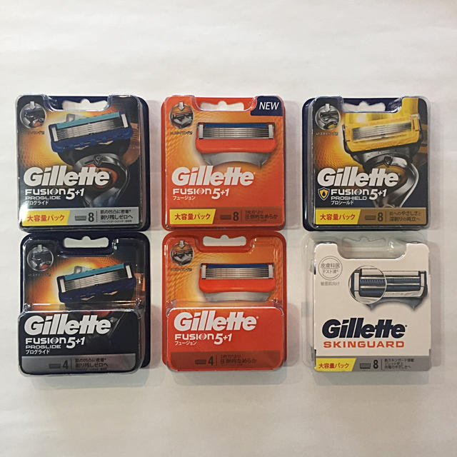 ジレット Gillette フュージョン 5＋1  他 替刃40個 未開封