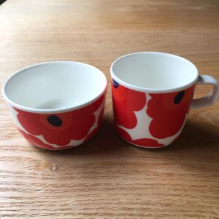 マリメッコ(marimekko)の新品未使用🌹マリメッコ ウニッコ ボウル・ミニマグ セット(食器)