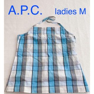 アーペーセー(A.P.C)のレディース  キャミソール　ホルターネック　チェック　トップス　夏服(キャミソール)