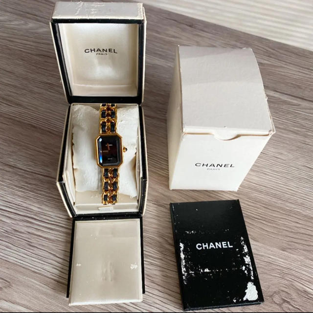 シャネル プルミエール 腕時計 CHANEL  Lサイズ