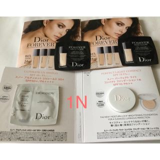 ディオール(Dior)のDior  フォーエヴァー　ファンデ　スノー  下地　ファンデ　サンプル　４点(ファンデーション)