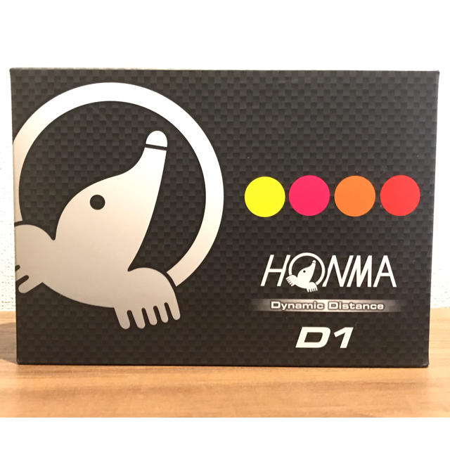 本間ゴルフ(ホンマゴルフ)の【新品】HONMA D1 ゴルフボール カラー 1ダース スポーツ/アウトドアのゴルフ(その他)の商品写真