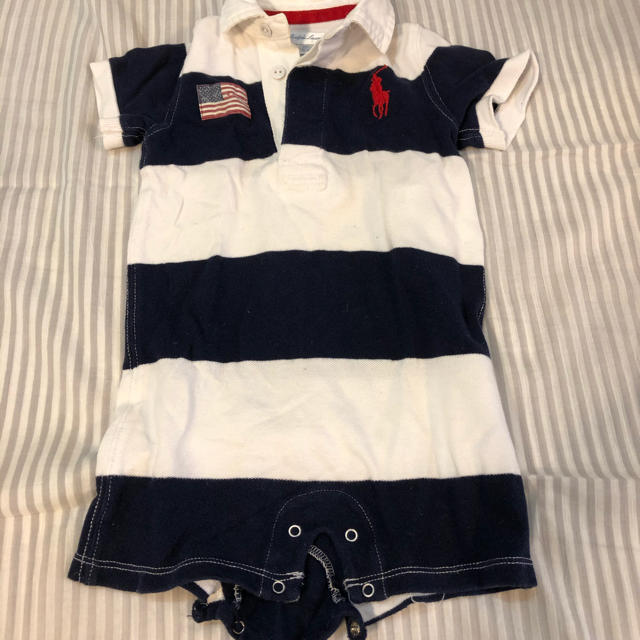 Ralph Lauren(ラルフローレン)のラルフローレン　ベビーロンパース　80サイズ キッズ/ベビー/マタニティのベビー服(~85cm)(ロンパース)の商品写真