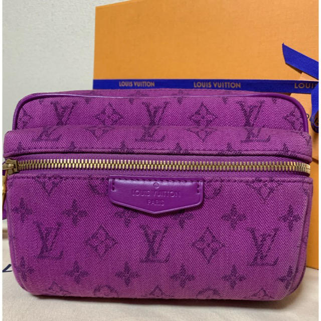 LOUIS VUITTON(ルイヴィトン)の☆美品・完売品・送込☆ LOUIS VUITTON バムバッグ　デニム メンズのバッグ(ボディーバッグ)の商品写真