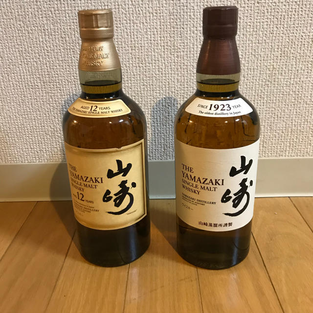 人気ブランドの サントリー 山崎シングルモルト 山崎12年 - ウイスキー