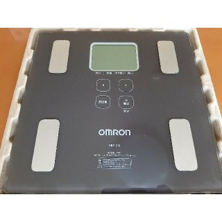 オムロン(OMRON)のオムロン体重体組成計 HBF-214 ブラウン(体重計/体脂肪計)