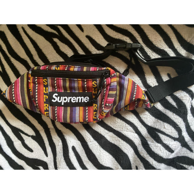 Supreme Stripe Waist Bag
