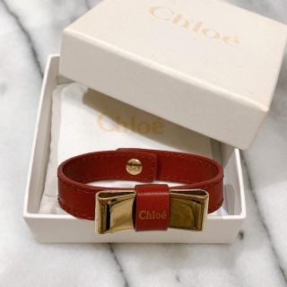 クロエ(Chloe)のお値下げ中！美品！クロエ　レザーブレスレット(ブレスレット/バングル)