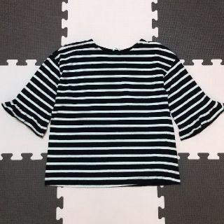 ジーユー(GU)の【✱あーす様専用✱】半袖ボーダーカットソー   140cm   美品💎✨(Tシャツ/カットソー)