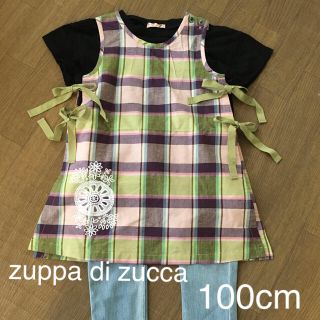 ズッパディズッカ(Zuppa di Zucca)のzuppa di zucca エプロンワンピース 100cm (ワンピース)