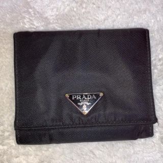 プラダ(PRADA)のPRADA (プラダ) 3つ折り財布 ブラック(財布)