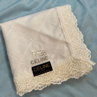 セリーヌ(celine)のセリーヌ　レースハンカチ　訳あり(ハンカチ)