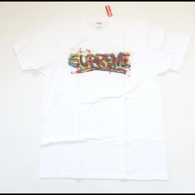 Supreme Paint Tee白黒2枚 - Tシャツ/カットソー(半袖/袖なし)