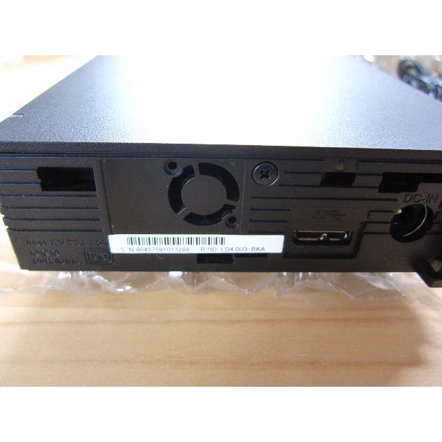バッファロー USB3.0 外付けHDD HD-LD4.0U3-BKA 4TB 2