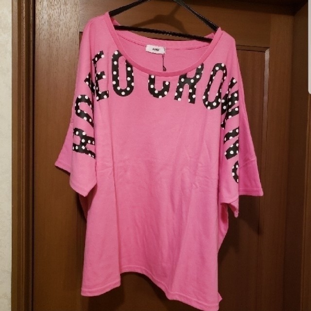 RODEO CROWNS(ロデオクラウンズ)のrodeo crowns ロデオクラウンズ　ドルマンTシャツ　PINK ピンク レディースのトップス(Tシャツ(半袖/袖なし))の商品写真