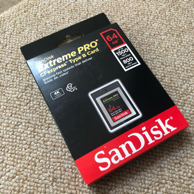 SanDisk 64GB CFexpress Type B ExtremePRO