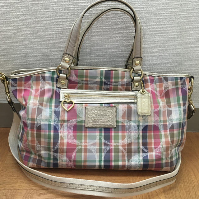 COACH - コーチ マドラスチェック ショルダーバッグの通販 by みみ's