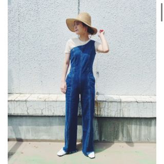 マウジー(moussy)の今季新作♡MOUSSY ONE SHOULDER DENIM JUMP SUIT(オールインワン)