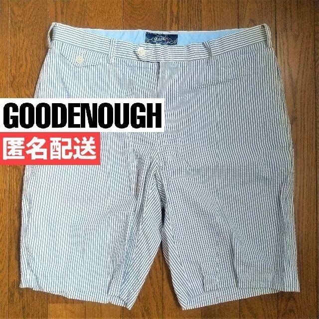 GOODENOUGH(グッドイナフ)のGOODENOUGH IVY ヒッコリーハーフパンツ メンズのパンツ(ショートパンツ)の商品写真